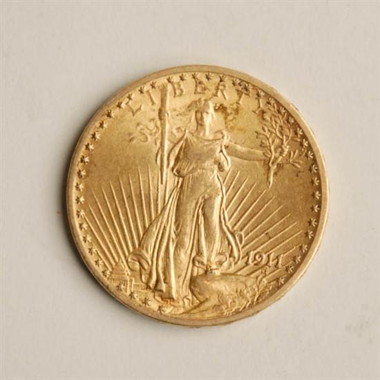 Appraisal: Saint- Gaudens Twenty Dollar Gold Piece