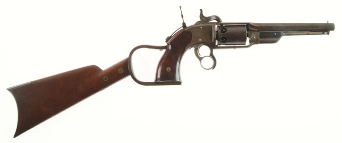 Appraisal: RARE SAVAGE NAVY REVOLVER WITH SHOULDER STOCK Cal SN -