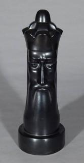 Appraisal: Peter Ganine ceramic sculpture Peter Ganine American - - Chess