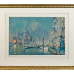 Appraisal: Claude Marks English fl - Venezia watercolor signed 'C Marks'