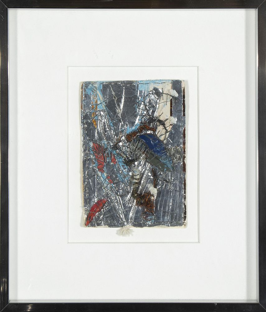 Appraisal: Sue Eisler Untitled Sue Eisler b Untitled mixed media collage