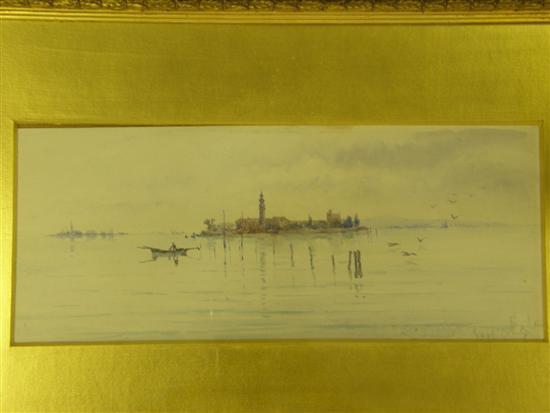 Appraisal: Sophia Beale On the Lagoon signed watercolour h w in