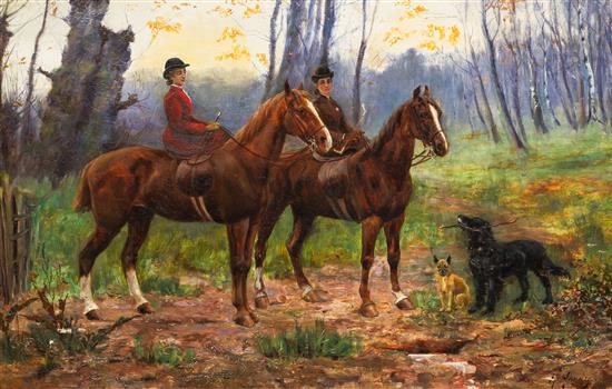 Appraisal: Sale Lot After Heywood Hardy British - A Ride in