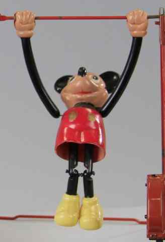 Appraisal: MICKEY ACROBAT TOY Boxed example Linemar Toys celluloid Mickey on