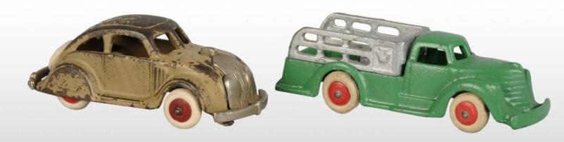 Appraisal: Lot of Cast Iron Hubley Vehicle Toys Description Includes one