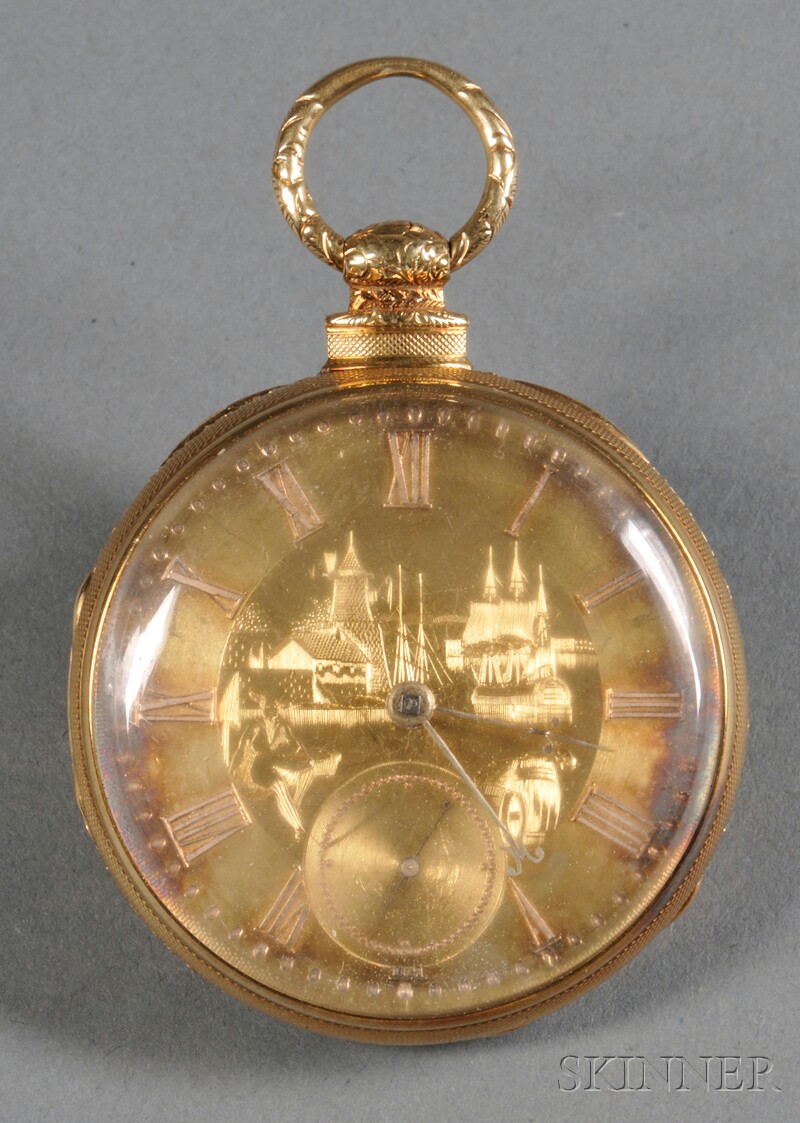 Appraisal: Gentleman's kt Gold Pocket Watch William Robinson Liverpool England early