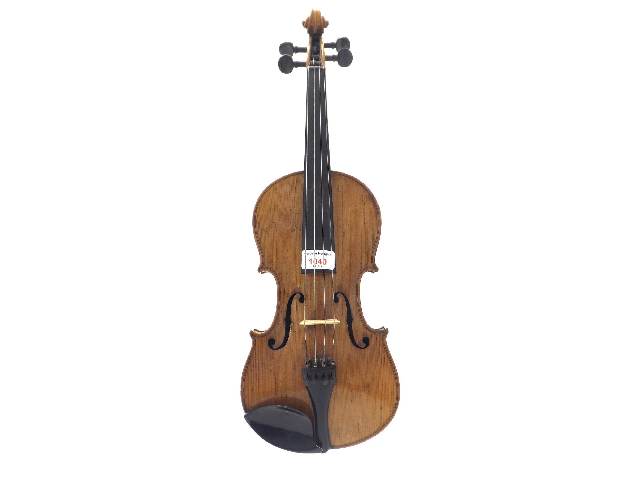 Appraisal: Three-quarter size German violin circa cm