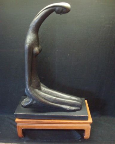 Appraisal: Midcentury Sculpture of a Lady Dimensions x Estimate -