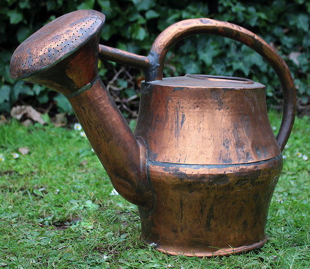 Appraisal: A LATE TH CENTURY FRENCH COPPER WATERING CAN having an