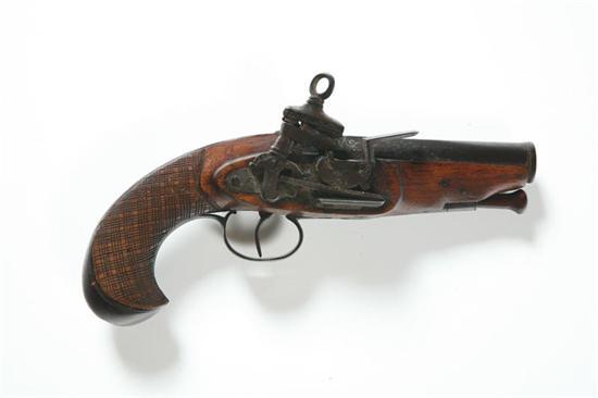 Appraisal: EUROPEAN MIQUELET BELT PISTOL Nineteenth century Queen Anne type barrel