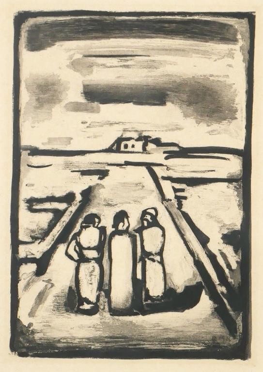 Appraisal: Rouault Georges French - Les Disciples from Passion circa Etching