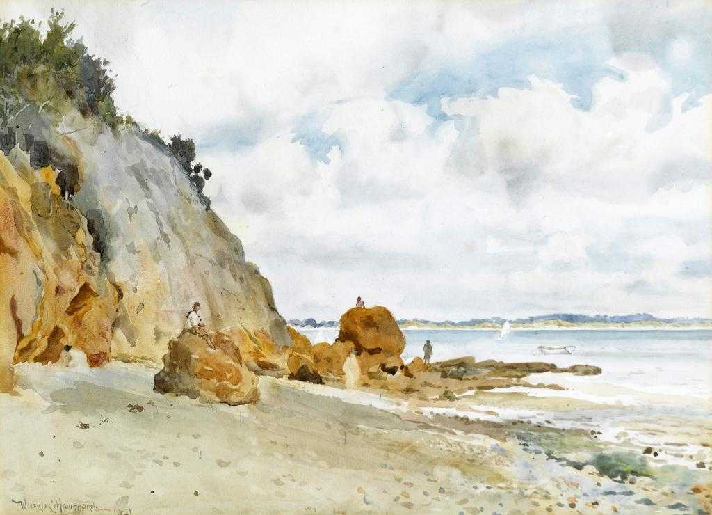 Appraisal: WILFRED CHARLES HAWTHORN - STUDLAND BAY DORSET signed and dated