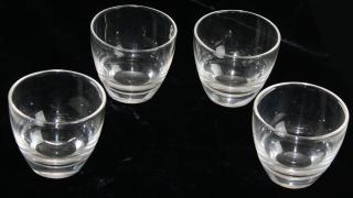 Appraisal: set of Steuben rocks glasses ht dia set of Steuben