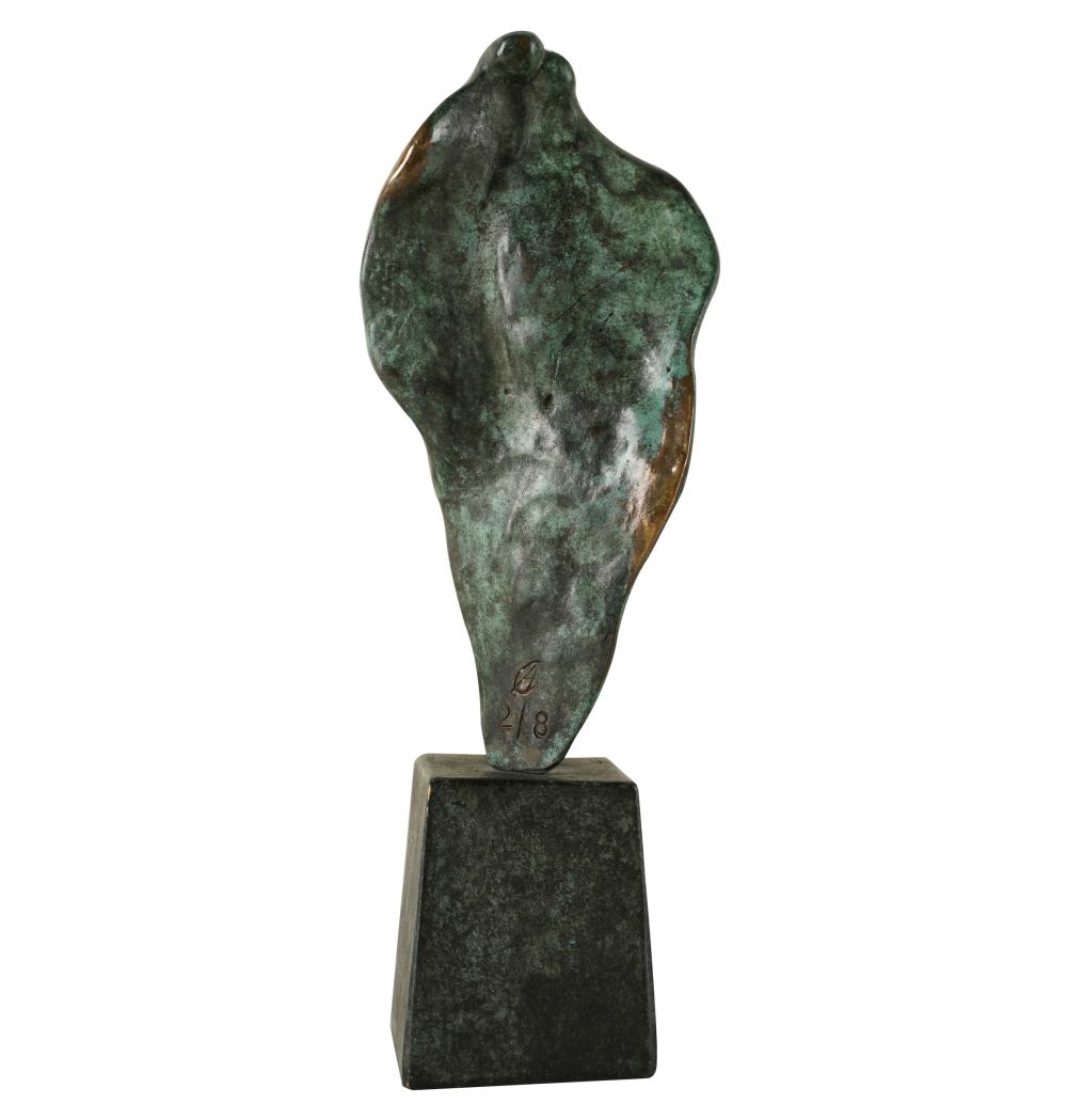 Appraisal: TH CENTURY BRONZE FIGURAL GROUPsigned AC and numbered mounted to