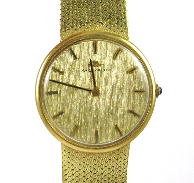 Appraisal: MAN'S SWISS MOVADO FOURTEEN KARAT GOLD WRIST WATCH with Movado