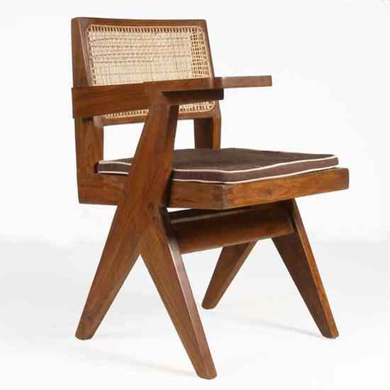 Appraisal: A Teak Class Chair Pierre Jeanneret circa - having a