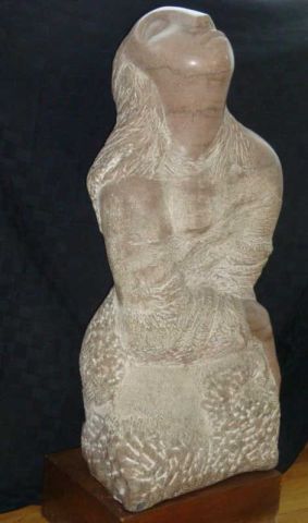 Appraisal: DE CREEFT Jose Whitney-Exhibited Marble titled Vision and Invocation Signed