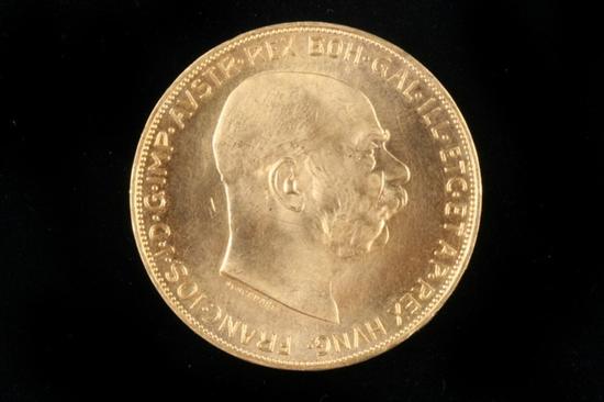 Appraisal: AUSTRIAN -CORONA GOLD COIN