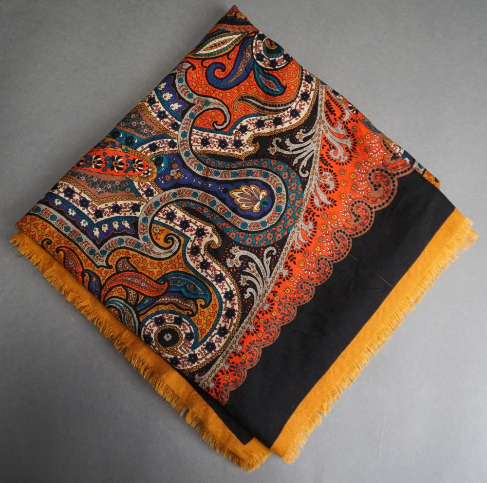 Appraisal: Gucci Paisley Wool Shawl x in x cm