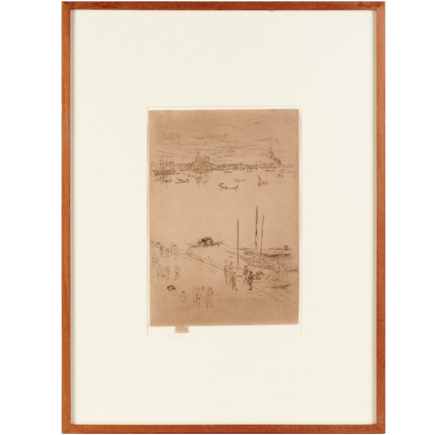 Appraisal: JAMES A M WHISTLER ETCHING James Abbott McNeill Whistler American