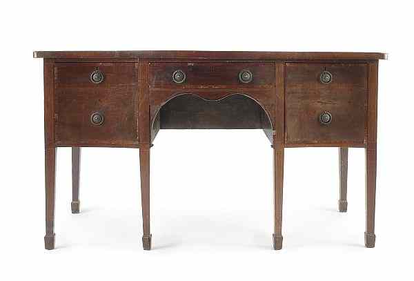 Appraisal: Georgian IV mahogany sideboard ca h w