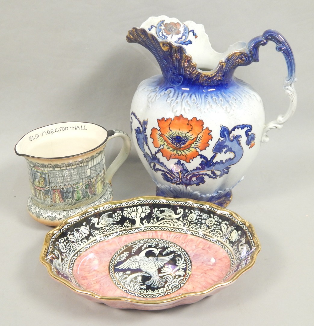 Appraisal: A collection of ceramics to include an Art Nouveau style