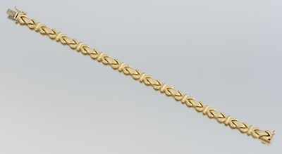 Appraisal: A Ladies' k Gold Bracelet k yellow gold bracelet Measures