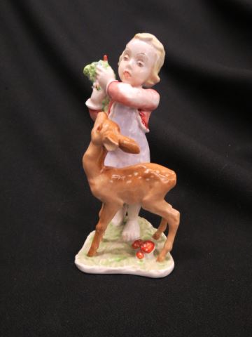 Appraisal: Rosenthal Porcelain Figurine of Child with Deer Not For You