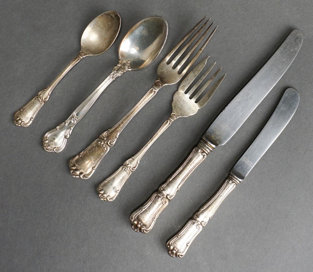 Appraisal: BIRKS AND GORHAM ASSEMBLED 'CHANTILLY' AND TYPE -PIECE STERLING SILVER