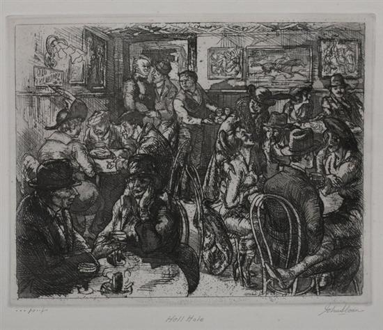 Appraisal: JOHN SLOAN American - HELL HOLE signed titled and noted