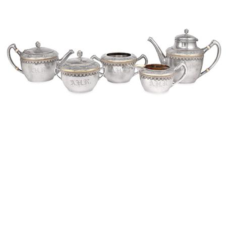 Appraisal: Gorham Sterling Silver Aesthetic Movement Coffee and Tea Service Estimate