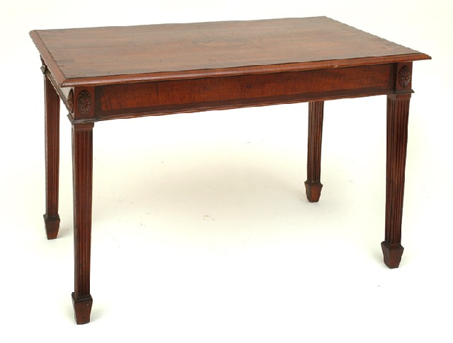 Appraisal: AN AUSTRALIAN BLACKWOOD CENTRE TABLE In the Regency taste manufacturer's