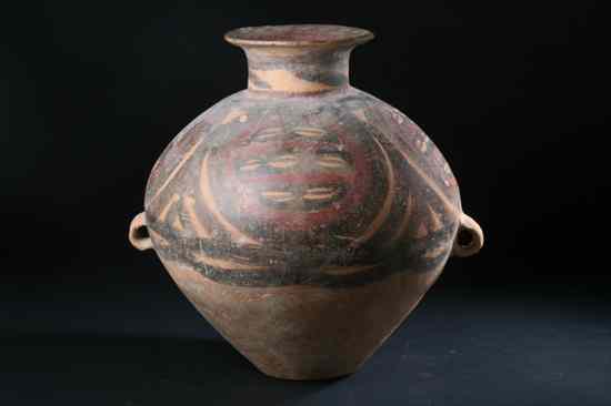 Appraisal: CHINESE NEOLITHIC POTTERY VESSEL Machang Phase of Jajiayao Culture circa