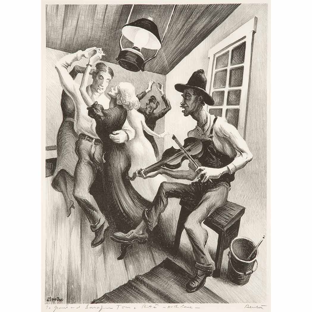 Appraisal: Thomas Hart Benton - I GOT A GAL ON SOURWOOD