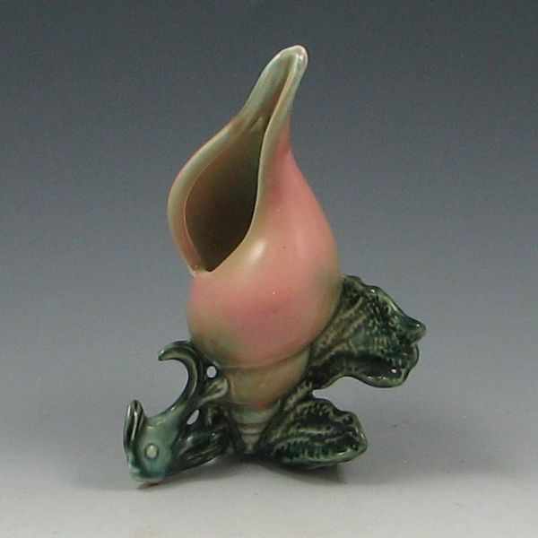 Appraisal: Hull Ebb Tide fish vase Marked Hull USA E- Mint