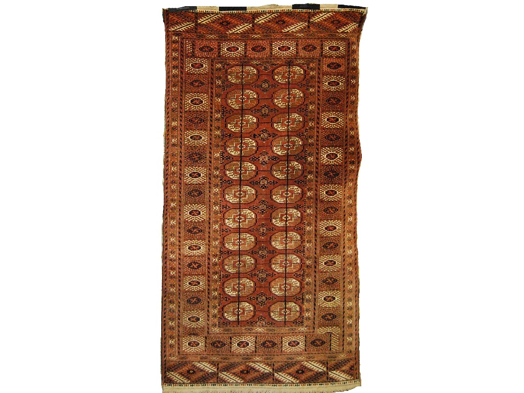 Appraisal: Turkoman Tekke-design rug s