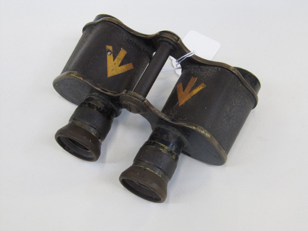 Appraisal: Pair of WW military binoculars with arrow mark