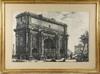 Appraisal: ETCHING - 'The Arch of Septimus Severus' from 'Vedute di