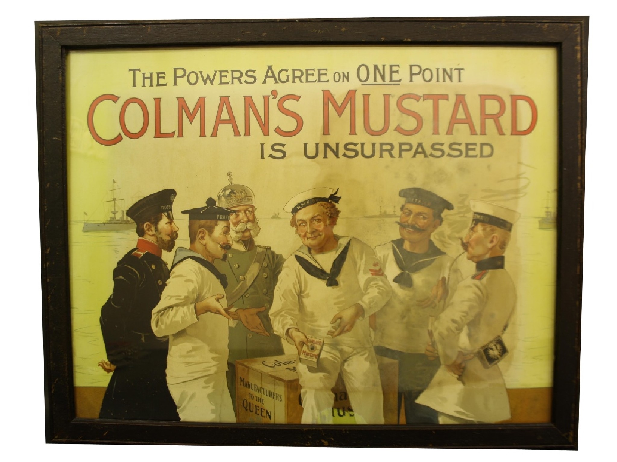 Appraisal: Advertising interest - Coleman's Mustard poster inscribed ' The Powers