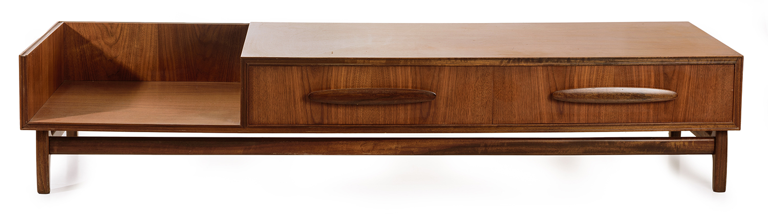 Appraisal: DARIO ZOUREFF LOW LINE SIDEBOARD Two drawers Australia c s