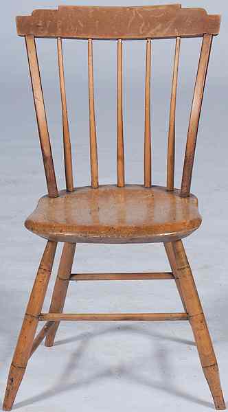 Appraisal: Grain Painted Windsor Chair American a grained Windsor side chair