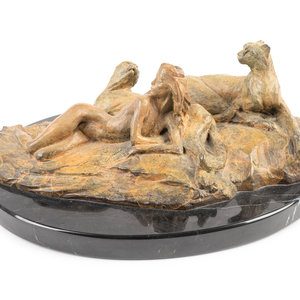 Appraisal: Richard MacDonald American b Diana After the Hunt bronze inscribed