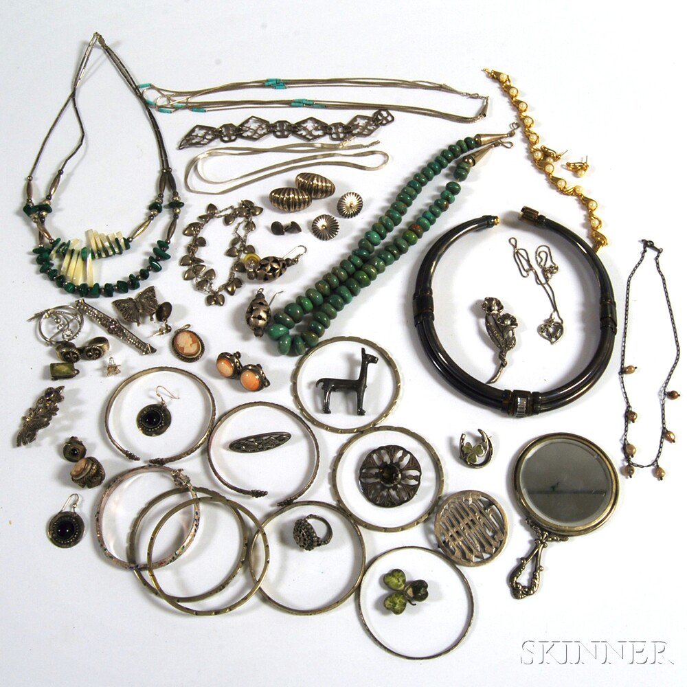 Appraisal: Collection of Sterling Silver Jewelry including a sterling silver and