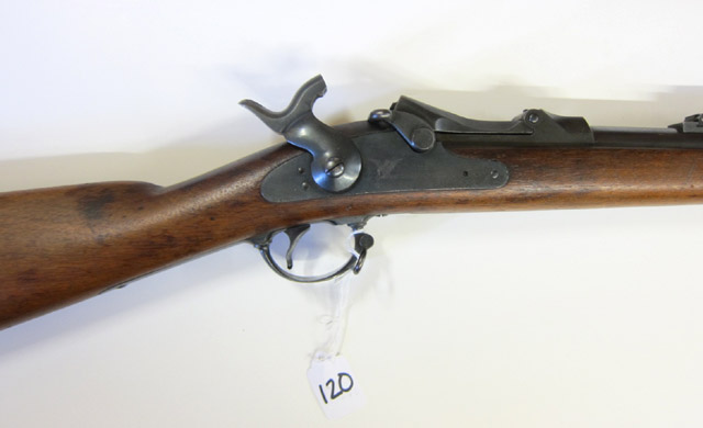 Appraisal: U S SPRINGFIELD MODEL TRAPDOOR RIFLE - caliber barrel low