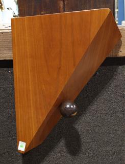 Appraisal: Charles B Cobb American studio cabinet 'Polygon With Sphere' executed