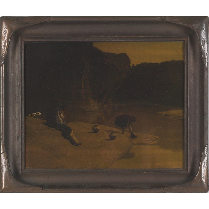 Appraisal: Edward Curtis orotone Well of Acoma c signed mid-left Curtis