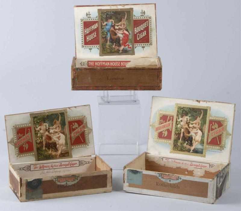 Appraisal: Lot of Hoffman House Cigar Boxes Description Includes one circa