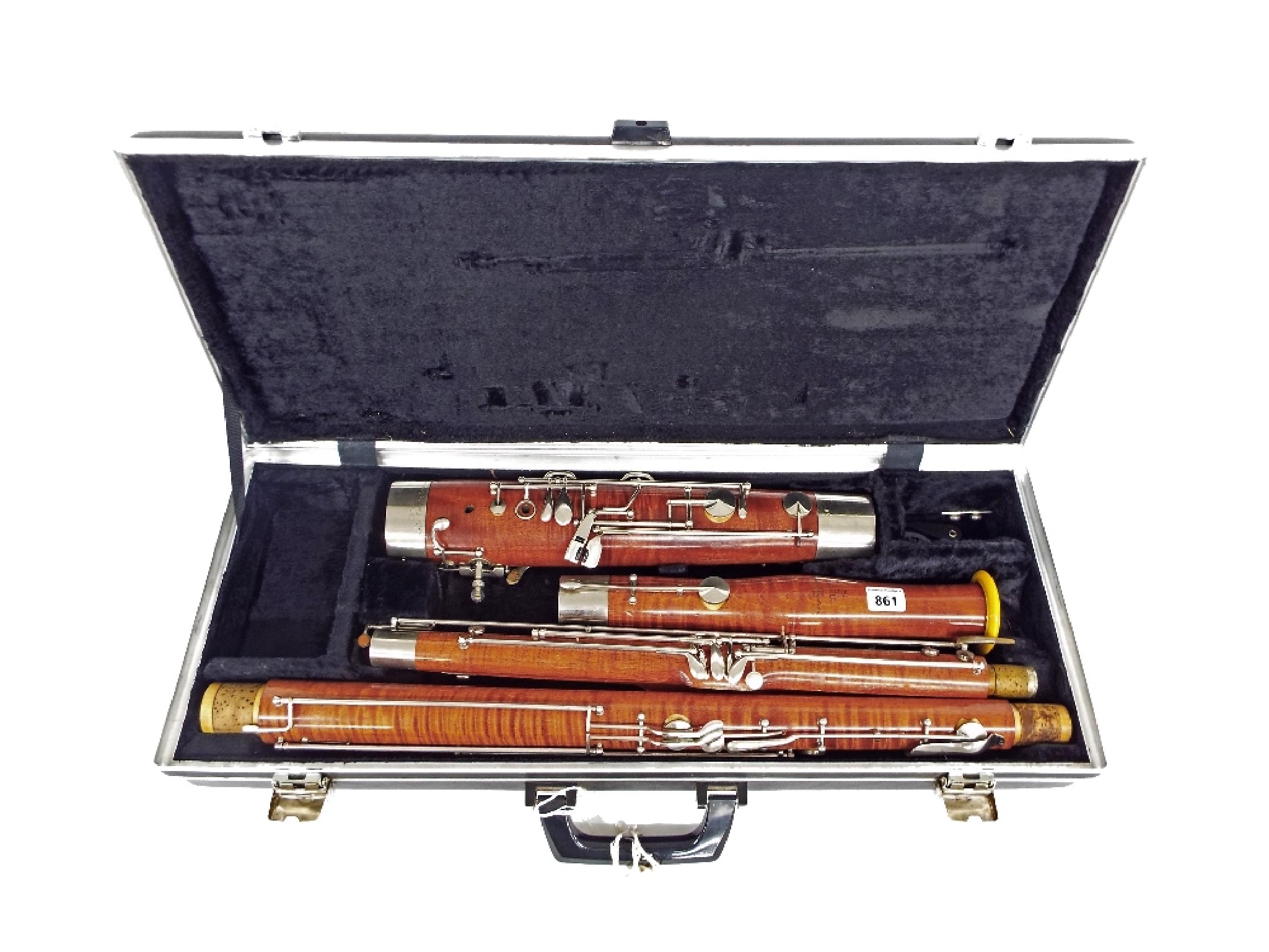 Appraisal: Contemporary bassoon stamped Artla case