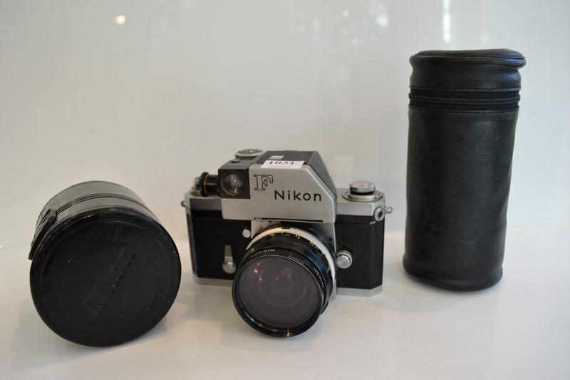 Appraisal: NIKON F PHOTOMIC MM CAMERA WITH F MM LENS F