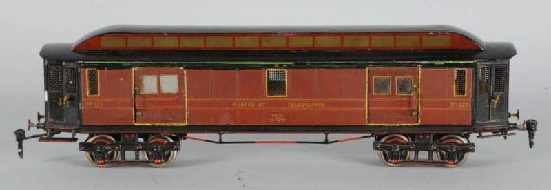 Appraisal: Marklin -Gauge RPO Passenger Car Description Marked Postess Et Telegraphies